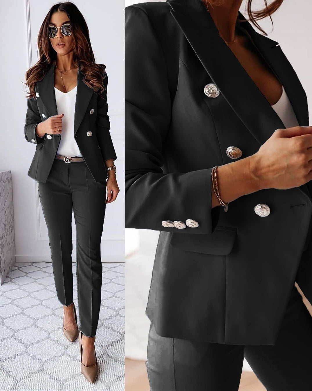 Lina - Ensemble blazer femme élégant