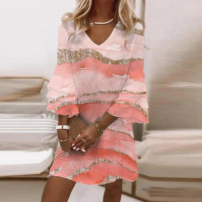 Anaïs - Robe Tendance Avec Imprimé Stylé Et Coupe Flatteuse