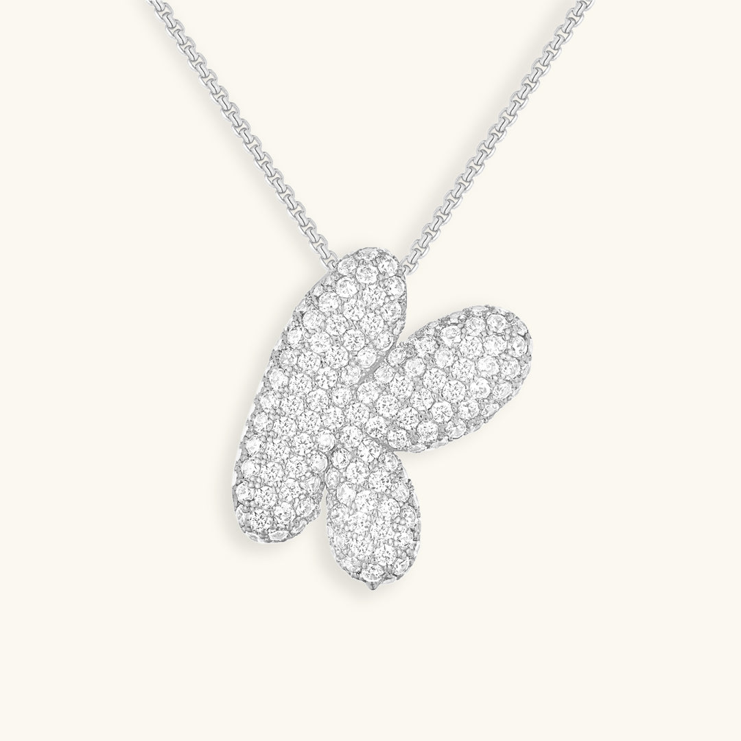 Collier Initiale Diamant – Bubble
