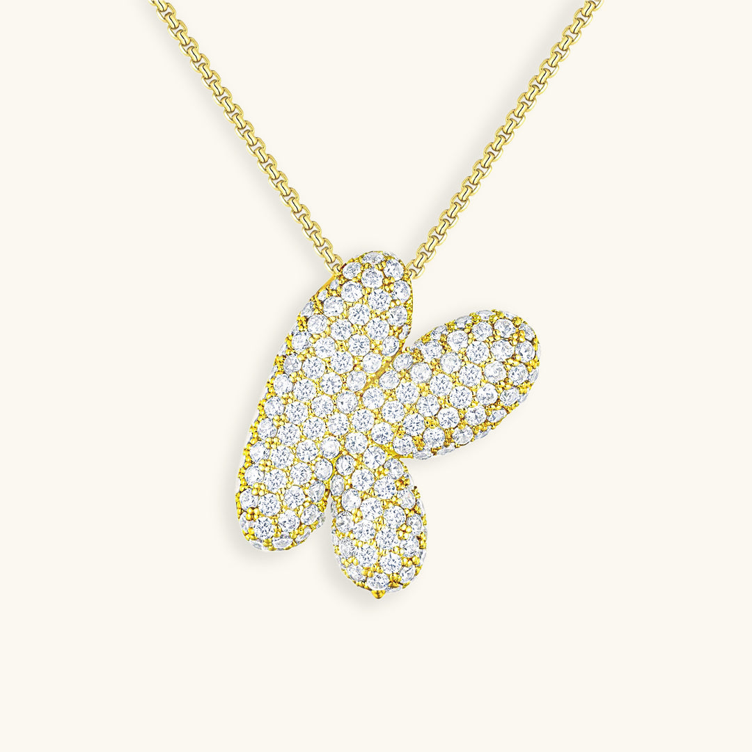 Collier Initiale Diamant – Bubble