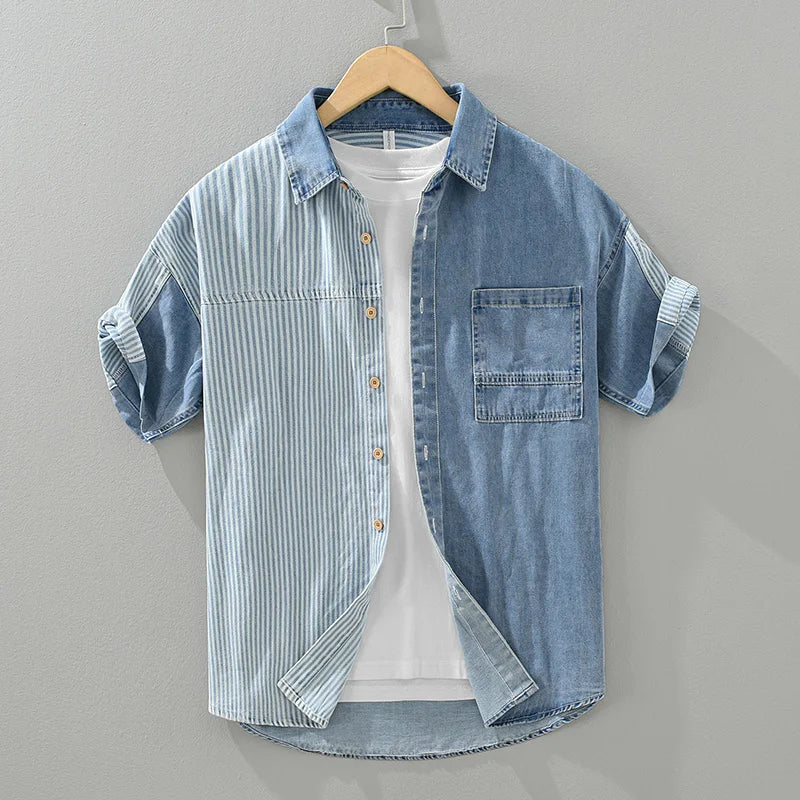 Jack - Chemise en denim - Décontractée - Tendance - Hommes