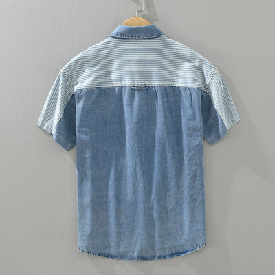 Jack - Chemise en denim - Décontractée - Tendance - Hommes