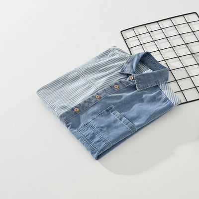 Jack - Chemise en denim - Décontractée - Tendance - Hommes