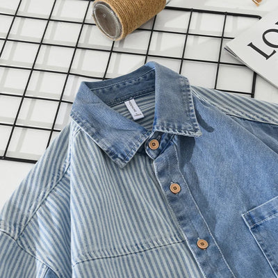 Jack - Chemise en denim - Décontractée - Tendance - Hommes