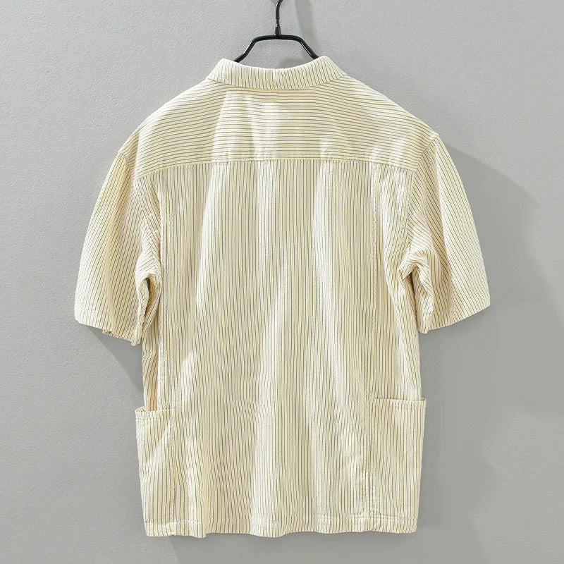 Hudson - Chemise décontractée à rayures - Respirante - Hommes