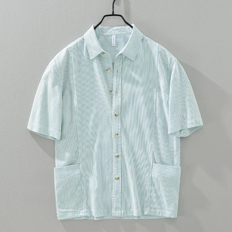 Hudson - Chemise décontractée à rayures - Respirante - Hommes