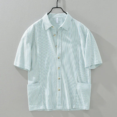 Hudson - Chemise décontractée à rayures - Respirante - Hommes