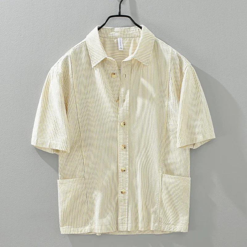 Hudson - Chemise décontractée à rayures - Respirante - Hommes