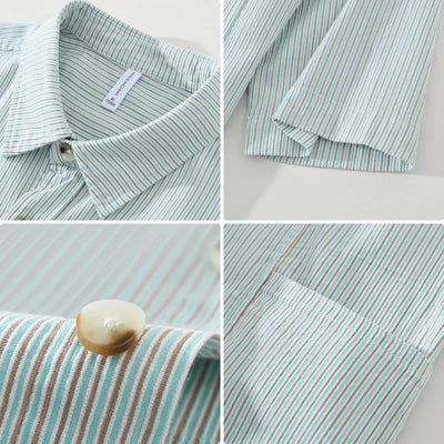 Hudson - Chemise décontractée à rayures - Respirante - Hommes