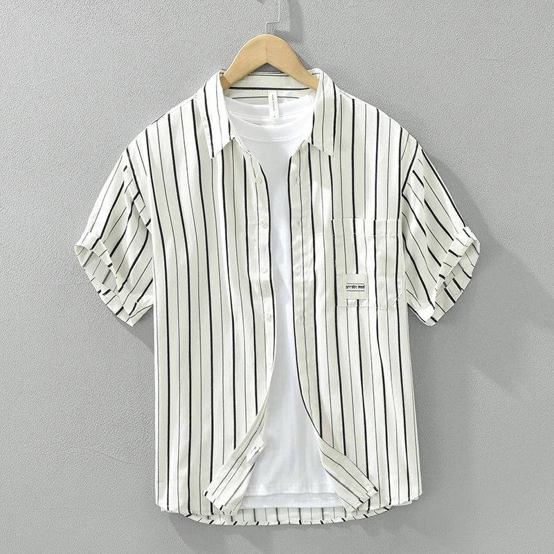 Lasse - Chemise Rayée Classique - Intemporelle - Hommes