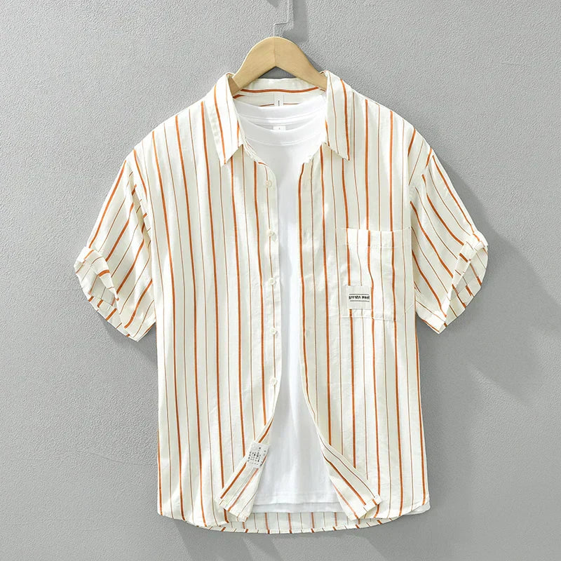 Lasse - Chemise Rayée Classique - Intemporelle - Hommes