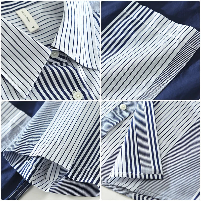 Huib - Chemise Rayée - Élégance Décontractée - Hommes