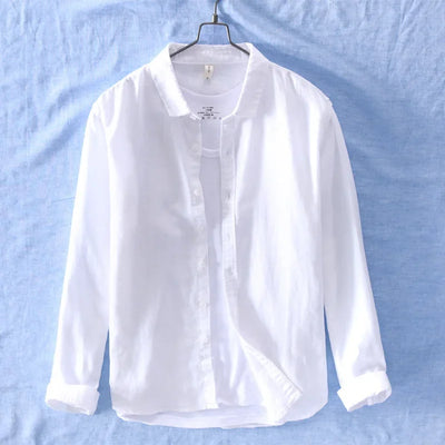 Miles - Chemise en lin - Décontractée - Hommes