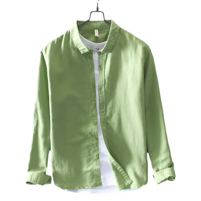 Miles - Chemise en lin - Décontractée - Hommes
