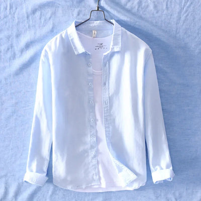 Miles - Chemise en lin - Décontractée - Hommes