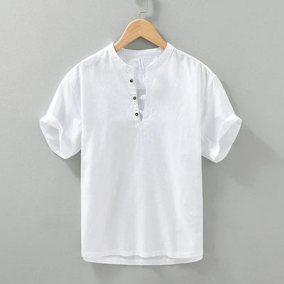 Alois - Chemise en Lin - Décontractée - Respirante - Hommes