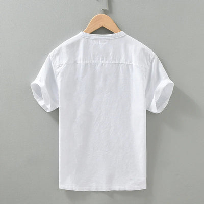 Alois - Chemise en Lin - Décontractée - Respirante - Hommes