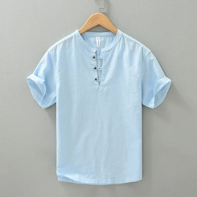 Alois - Chemise en Lin - Décontractée - Respirante - Hommes