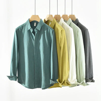 Josh - Chemise en lin - Respirant - Hommes