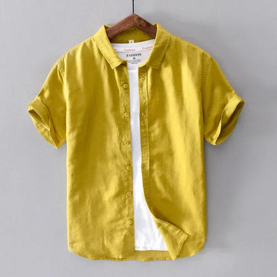 Preston - Chemise en lin décontractée - Intemporelle - Hommes