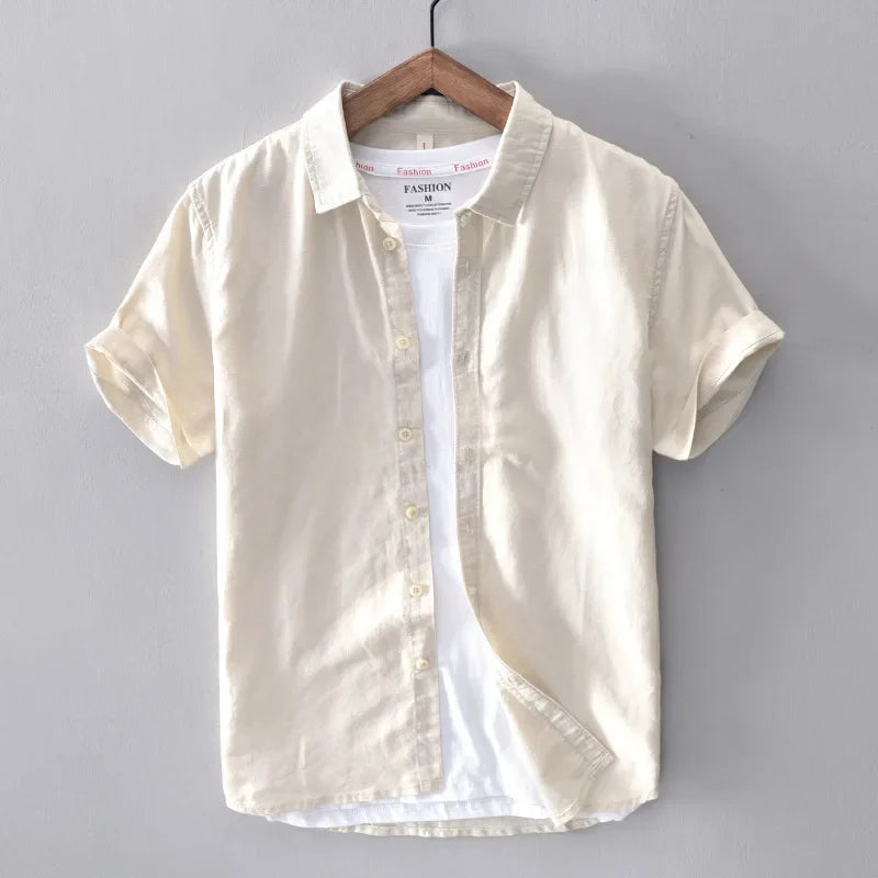 Preston - Chemise en lin décontractée - Intemporelle - Hommes