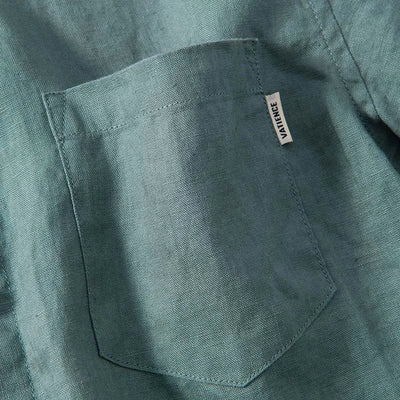 James - Chemise en Lin - Style Décontracté - Respirant et Confortable - Hommes