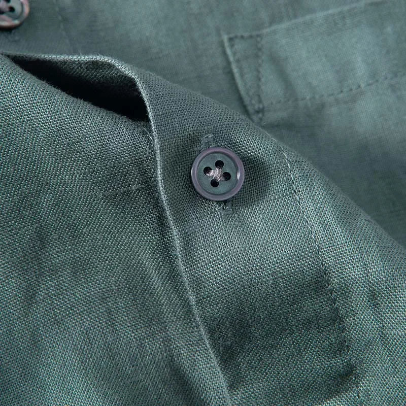 James - Chemise en Lin - Style Décontracté - Respirant et Confortable - Hommes