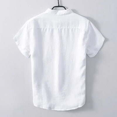 James - Chemise en Lin - Style Décontracté - Respirant et Confortable - Hommes