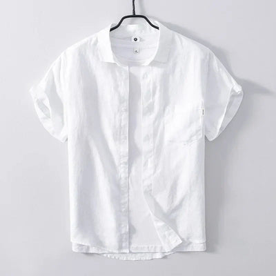 James - Chemise en Lin - Style Décontracté - Respirant et Confortable - Hommes