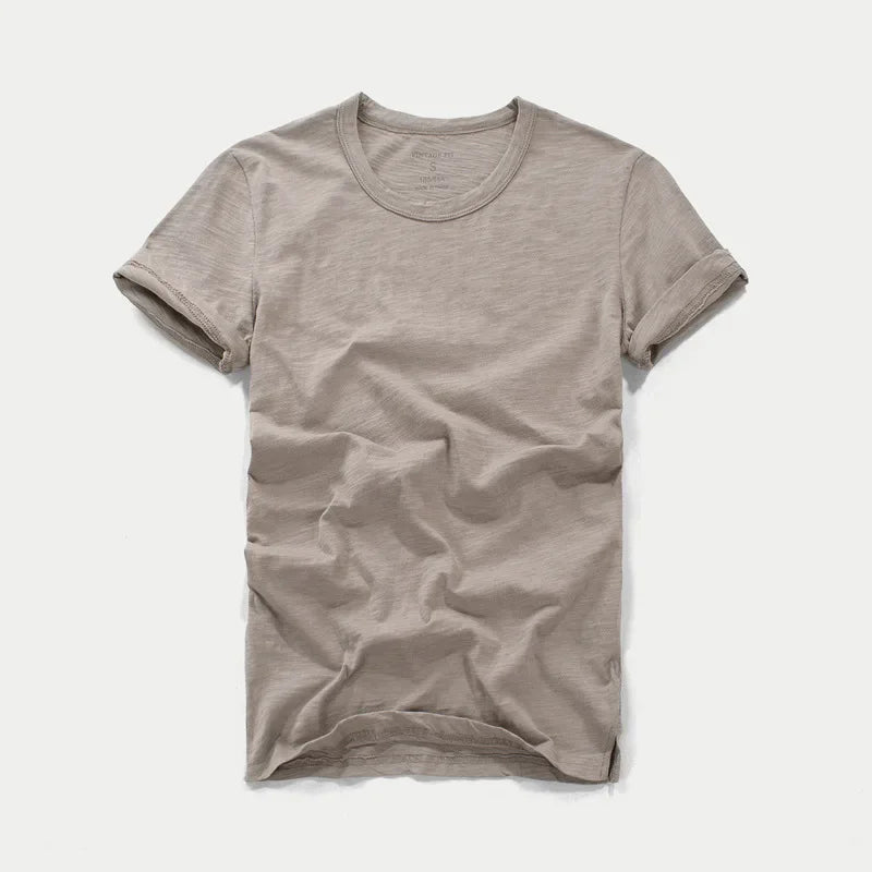 Jeroen - T-shirt en coton slim fit - Décontracté - Hommes