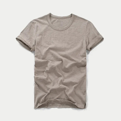 Jeroen - T-shirt en coton slim fit - Décontracté - Hommes