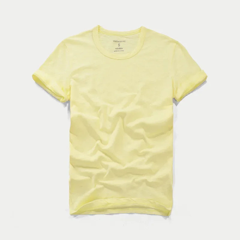 Jeroen - T-shirt en coton slim fit - Décontracté - Hommes