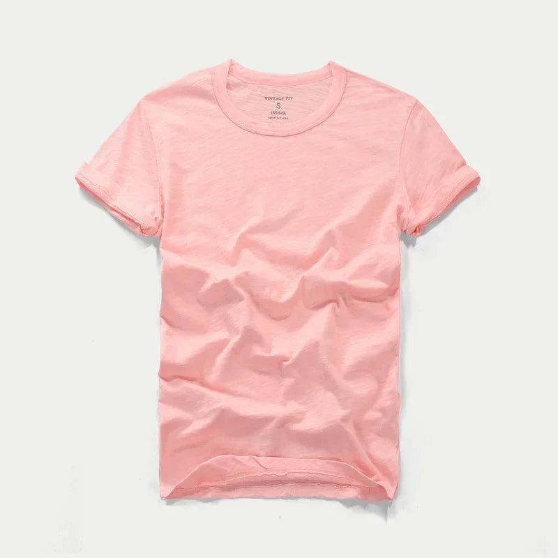 Jeroen - T-shirt en coton slim fit - Décontracté - Hommes