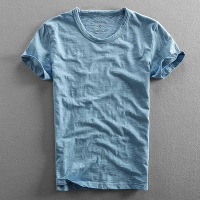 Jeroen - T-shirt en coton slim fit - Décontracté - Hommes