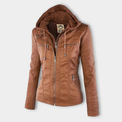 Mila - Manteau femme cuir
