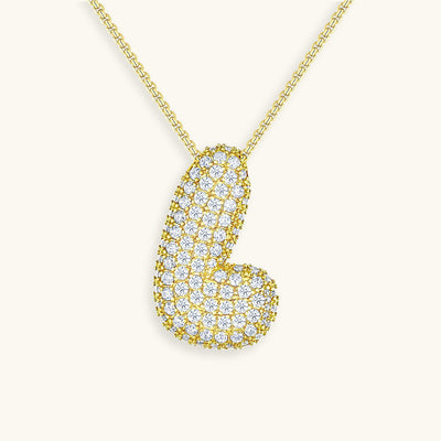 Collier Initiale Diamant – Bubble