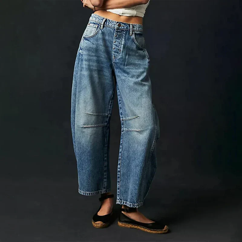 Louise - Jean Large Confortable Pour Femme