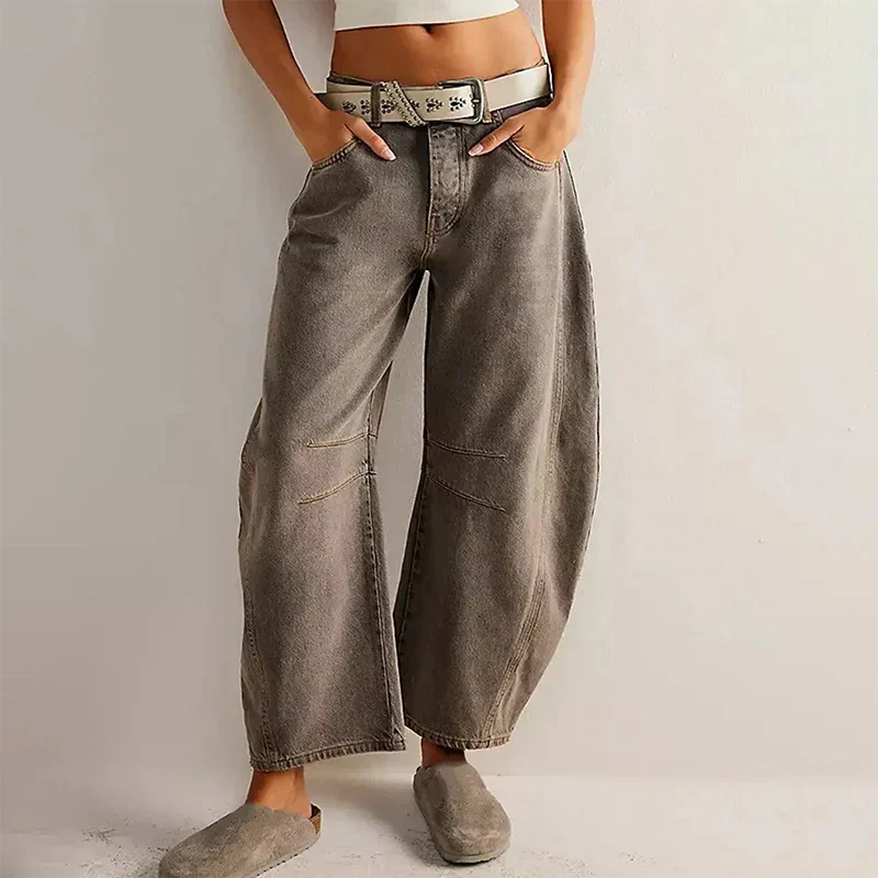 Louise - Jean Large Confortable Pour Femme