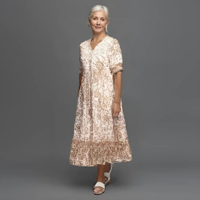 Lucinda | Robe maxi élégante avec imprimé floral