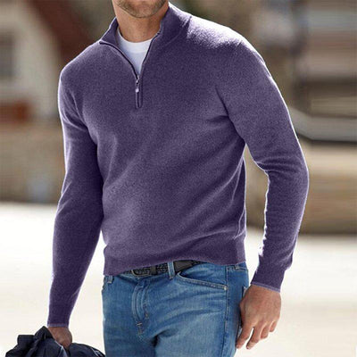 Luc - Pull homme zippé