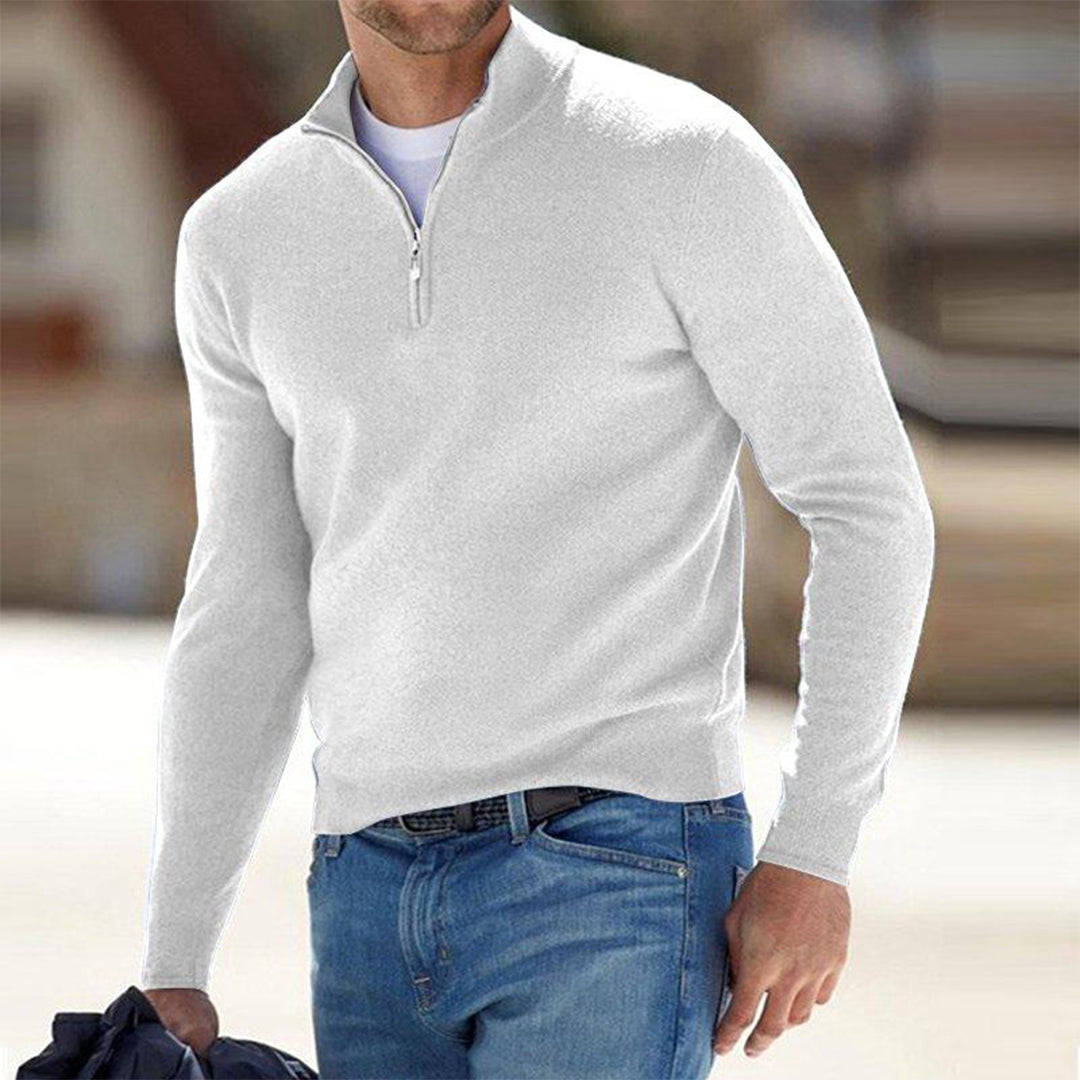 Luc - Pull homme zippé