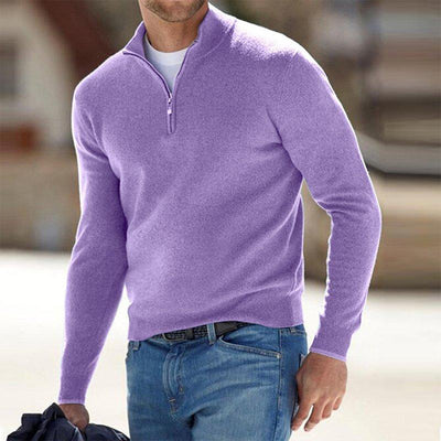 Luc - Pull homme zippé