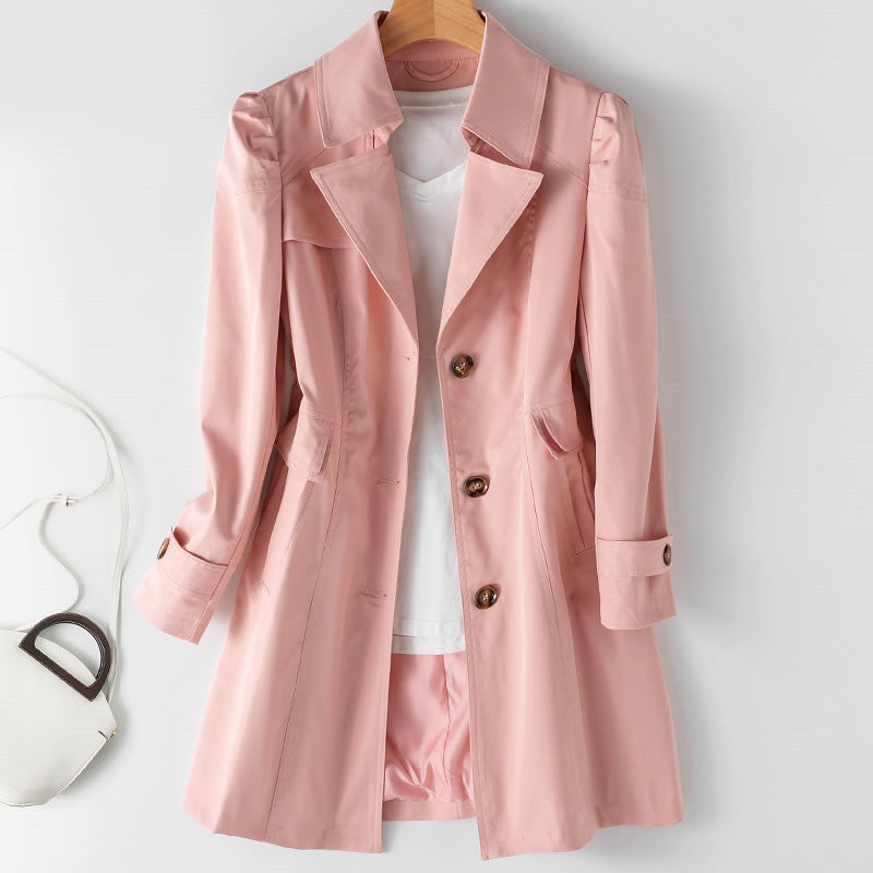 Camille – Trench Mi-Long Pour Femmes, Une Option Élégante Pour Toutes Les Occasions
