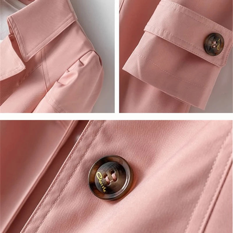 Camille – Trench Mi-Long Pour Femmes, Une Option Élégante Pour Toutes Les Occasions