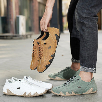 Fleximarche – Chaussures Barefoot En Cuir Unisex, Flexibles Et Confortables