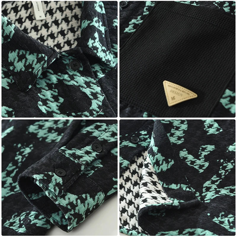 Cas - Chemise à manches longues - Élégant - Hommes