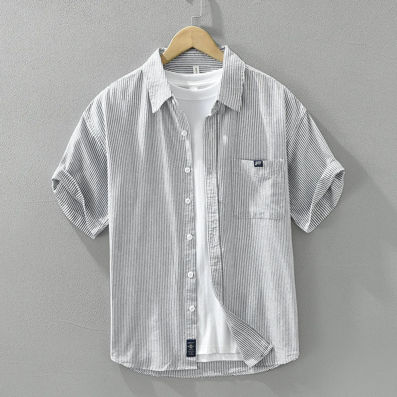 Lex - Chemise rayée décontractée - Élégant - Hommes