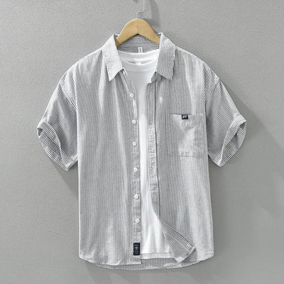Lex - Chemise rayée décontractée - Élégant - Hommes