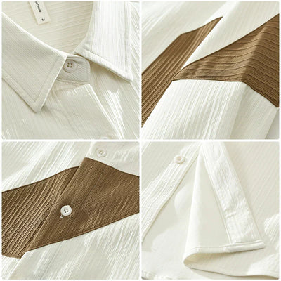 Braxton - Chemise Patchwork - Élégant - Hommes