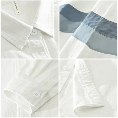 Jeroen - Chemise Patchwork - Coupe Décontractée - Hommes